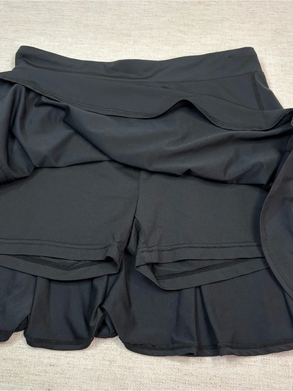 Champion girl size 14 - 16 Black Circle Skater Athletic Skirt short